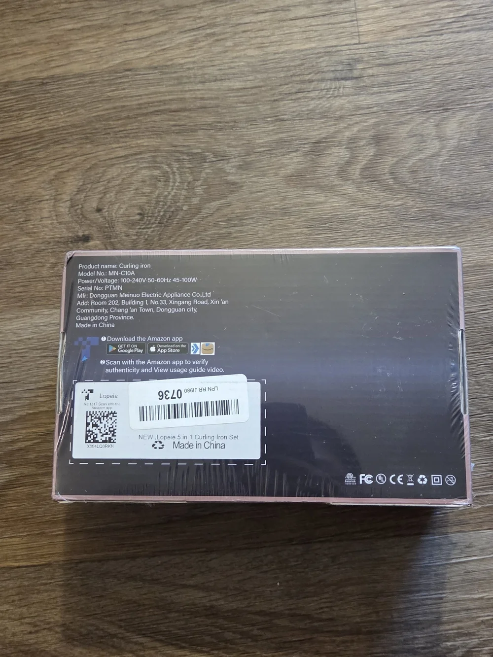 Curling Iron Box